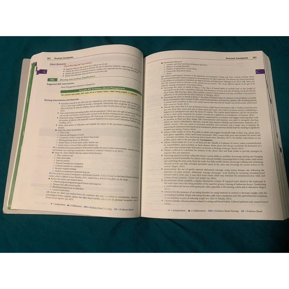 Elsevier Nursing Diagnosis Handbook Evidence-Based Guide 12th Ed 2019 Paperback